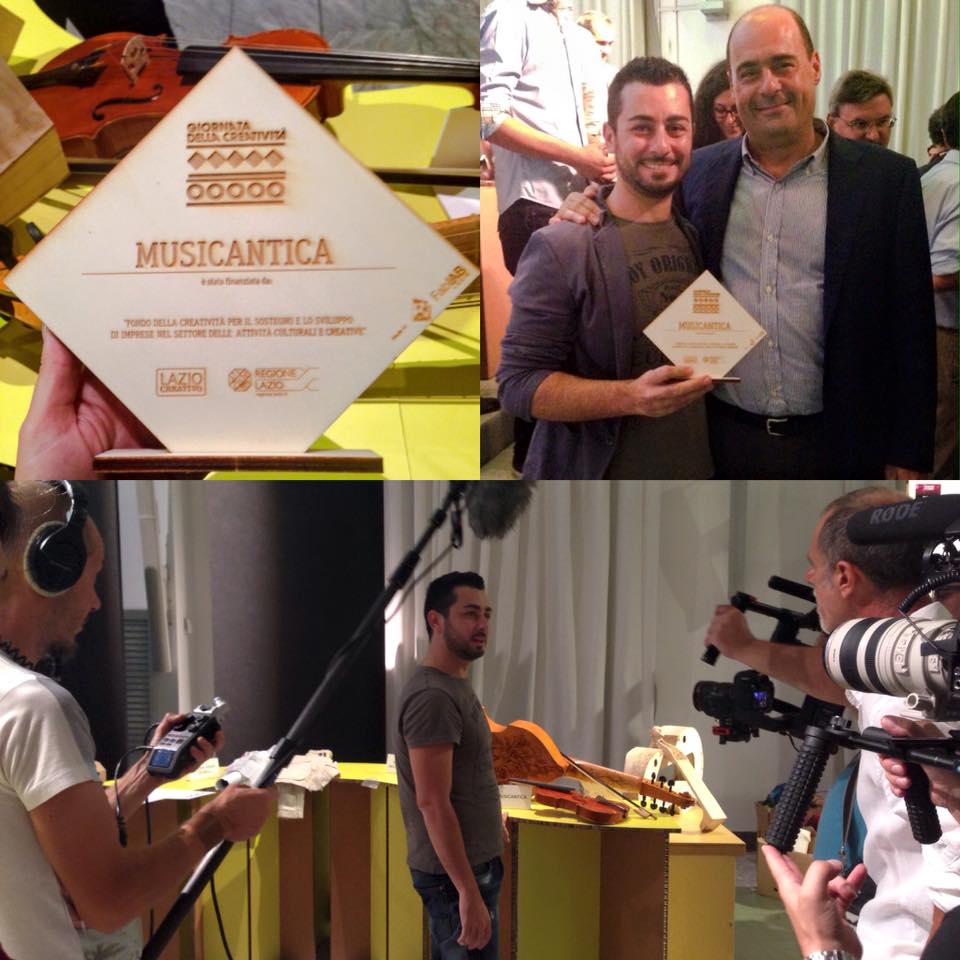 Premio Zingaretti startup regione lazio musicantica